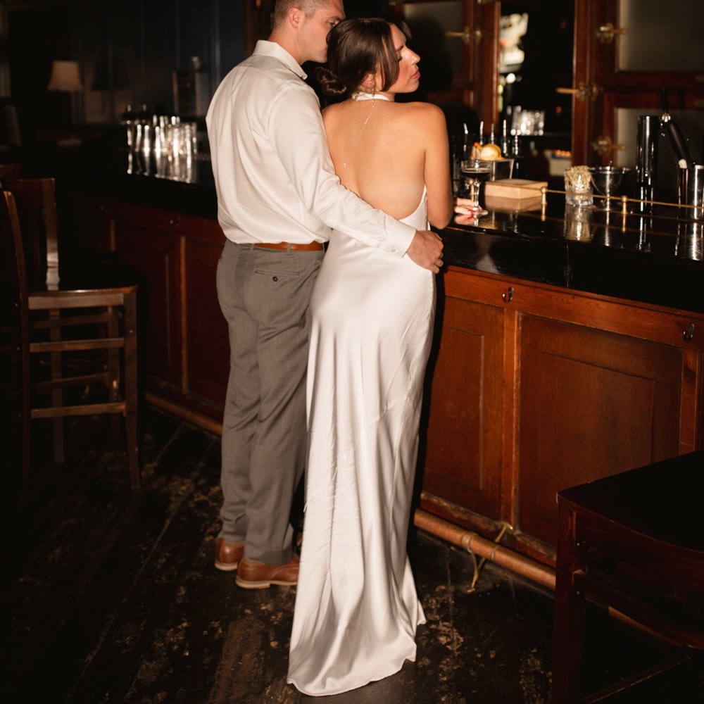 Show me your mumu Jasmine halter maxi dress